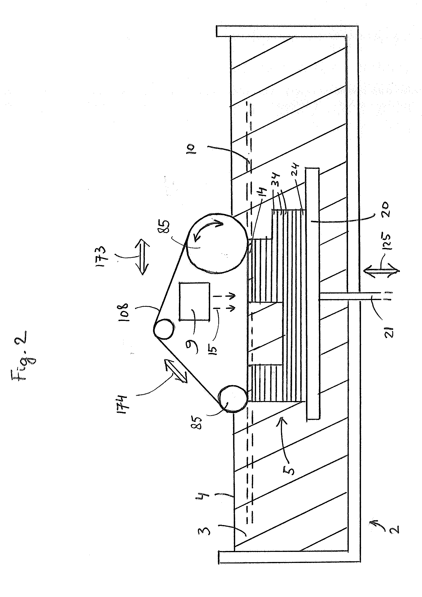 Method and system for layerwise production of a tangible object