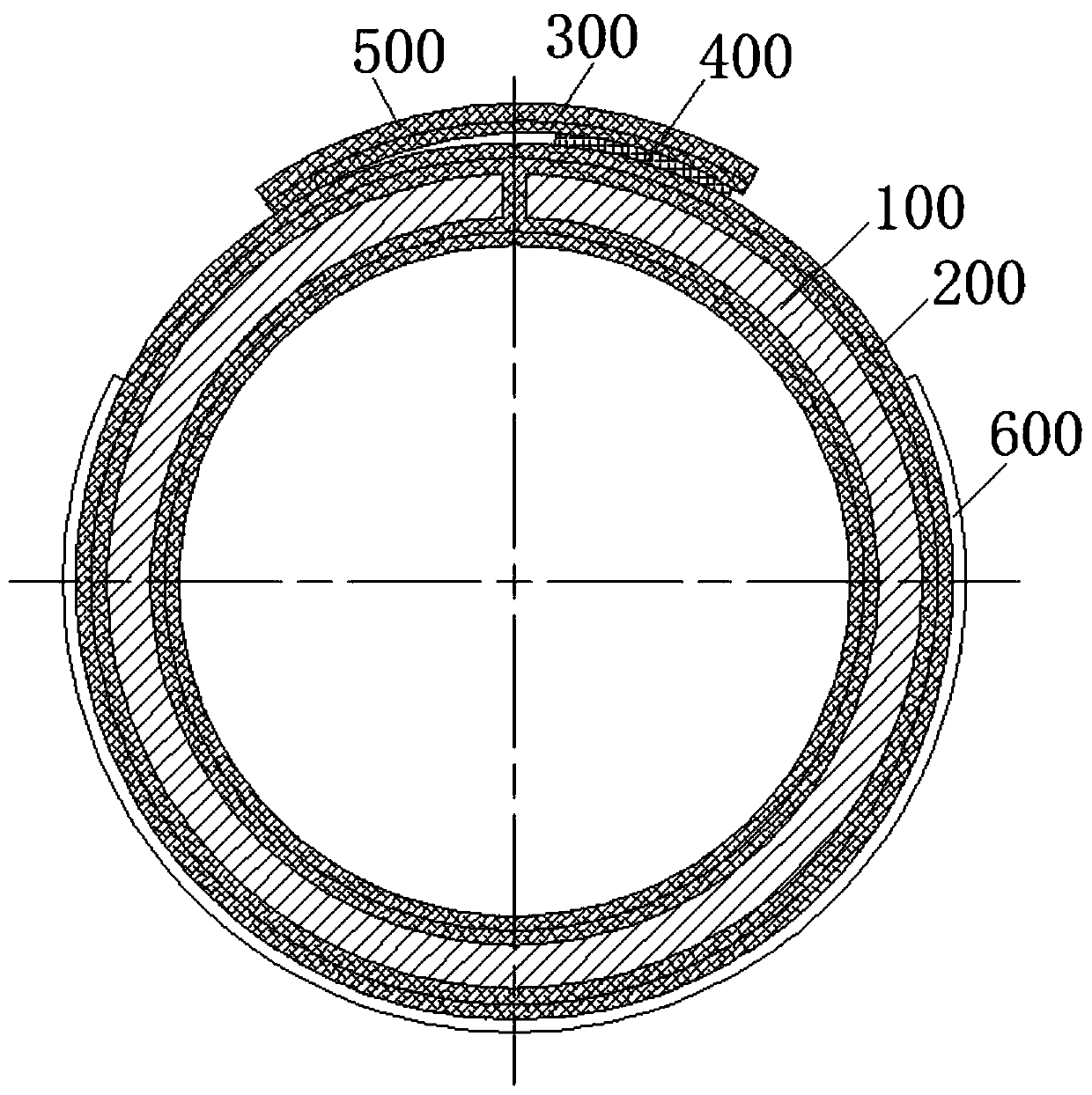 Cable sheath capable of preventing condensation water from being accumulated for aircraft and fabrication method of cable sheath