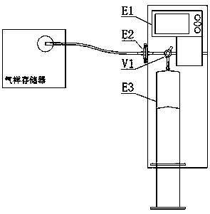 Device for collecting trace dust in gas and method for detecting particle diameter and content of particles