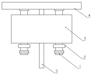 Reciprocated sliding mechanism of bracket of double-needle-bed warp knitting machine