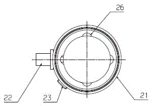 Reciprocated sliding mechanism of bracket of double-needle-bed warp knitting machine