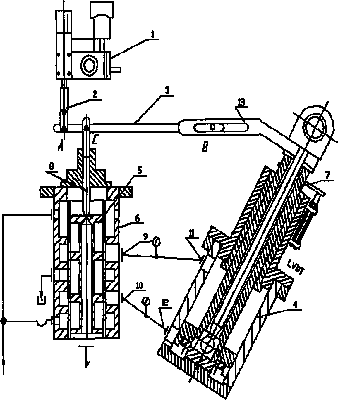 Lever feedback electrohydraulic servo mechanism