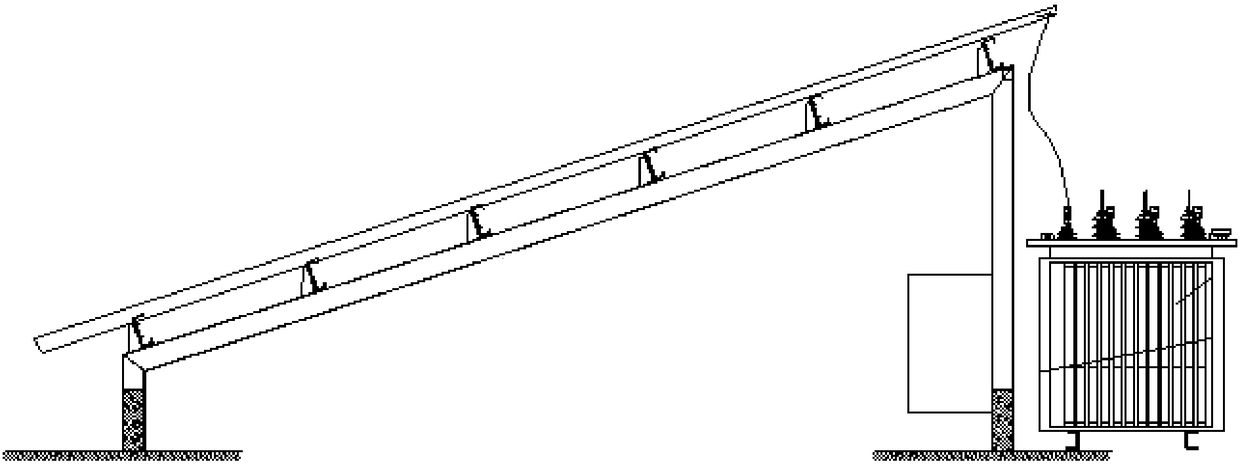 Structure fracture analysis method suitable for photovoltaic herb sheds