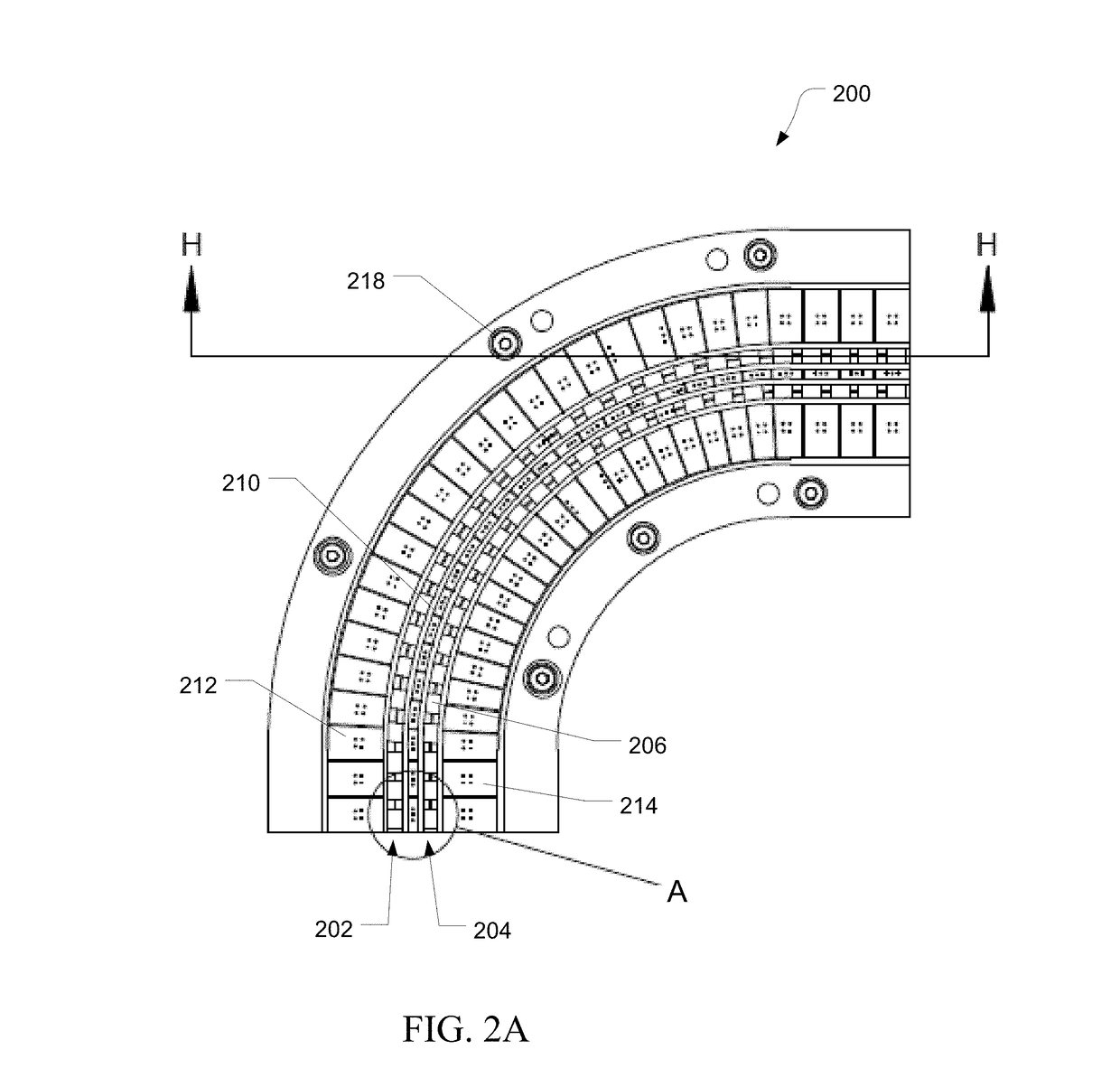 Multipole PCB with small robotically installed rod segments