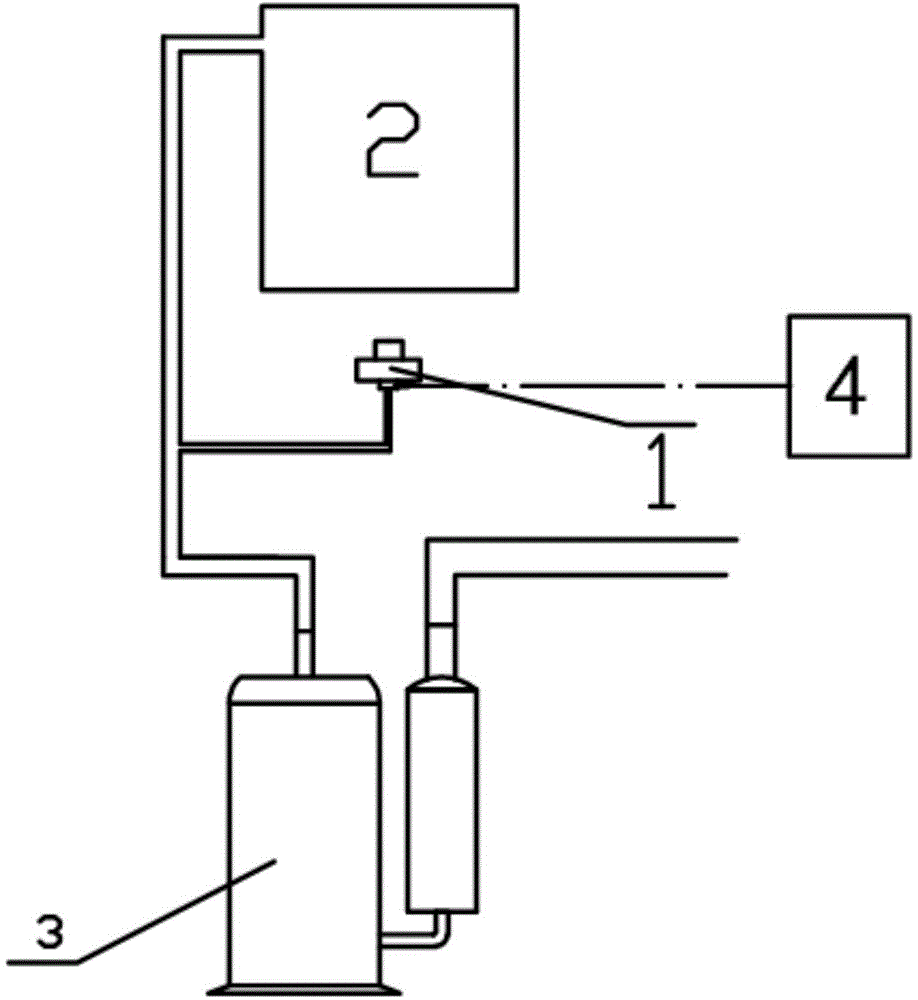 Air conditioning line vibration control system and method