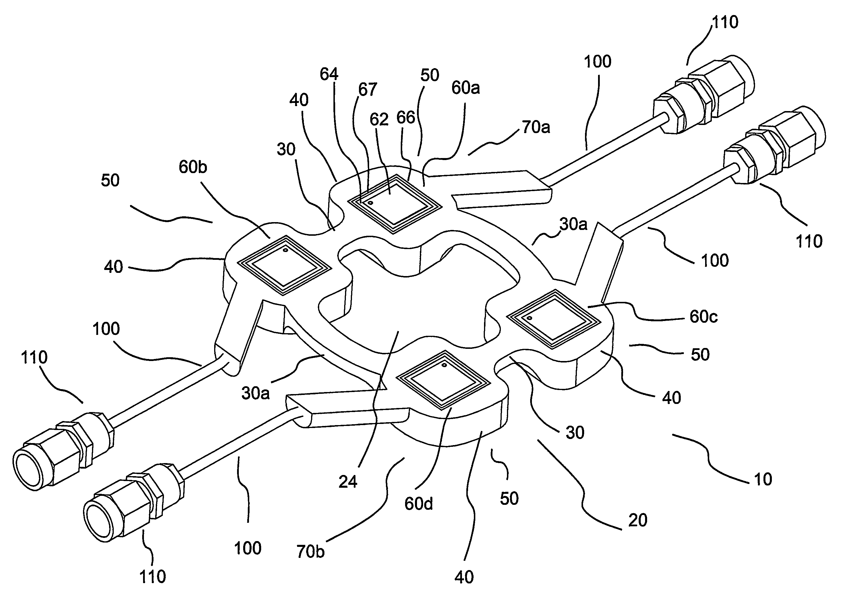 System for detecting fluid changes and sensoring devices therefor