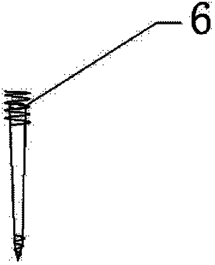 Trapezoid locking steel plate with radian for treating femoral neck fracture