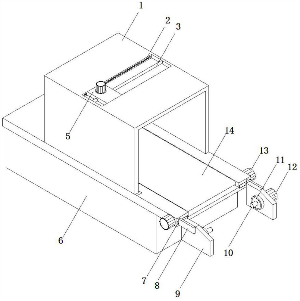 Equipment for measuring thickness of waterproof roll material and automatically feeding back