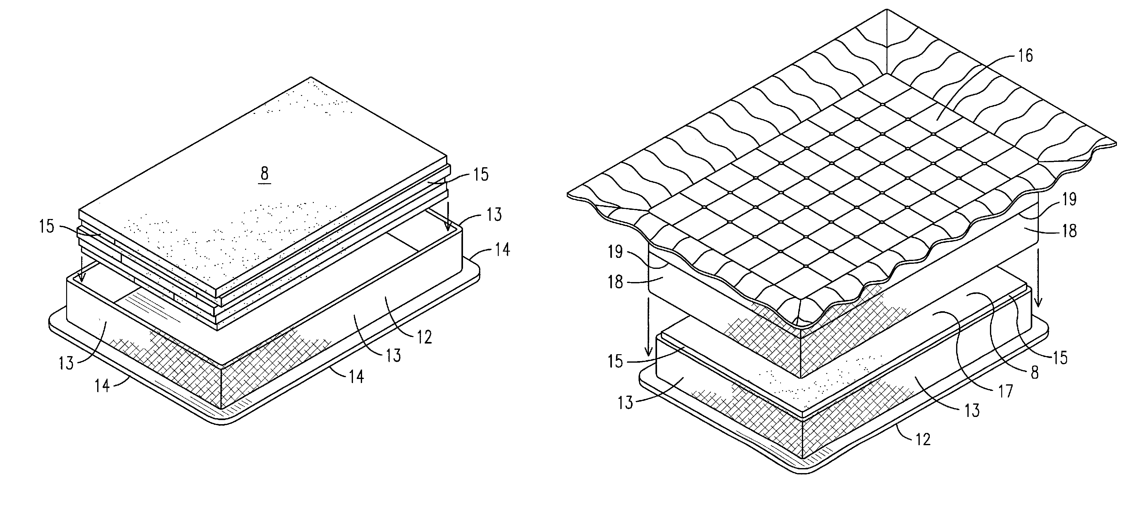 Perimeter-wrapped mattress and method of manufacture