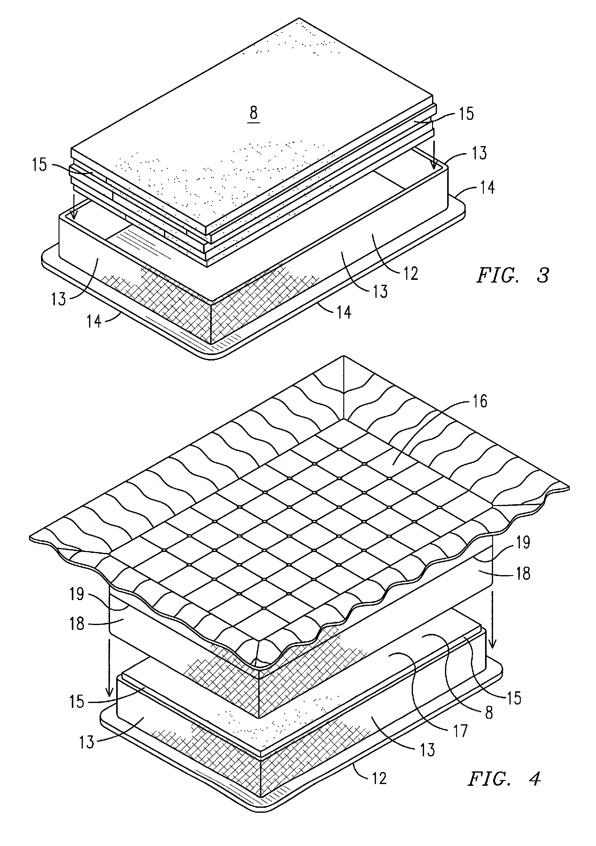 Perimeter-wrapped mattress and method of manufacture