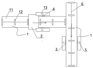 Automatic edge grinding device for finished wood floor product