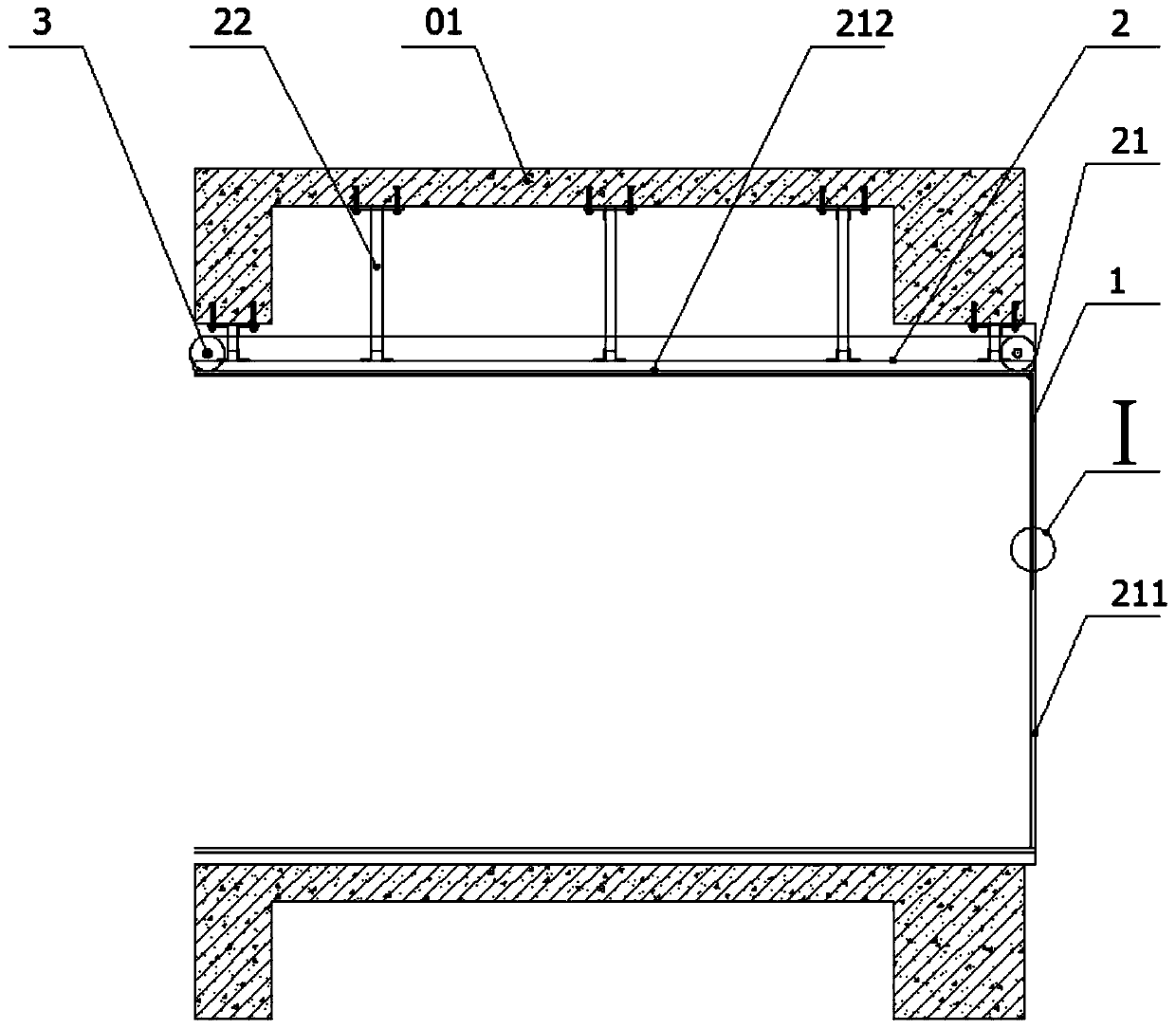 Mounting structure and mounting method for building lighting decoration