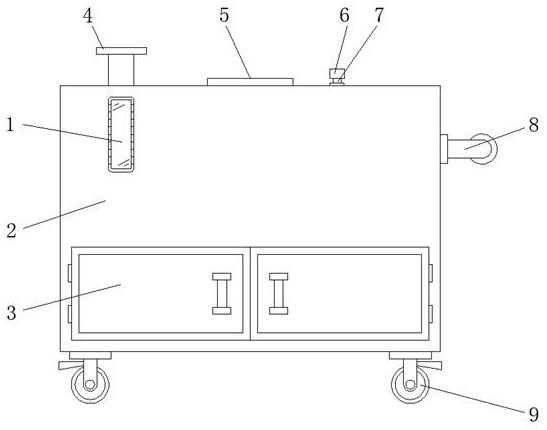 A sampling device for paddy field soil remediation agent