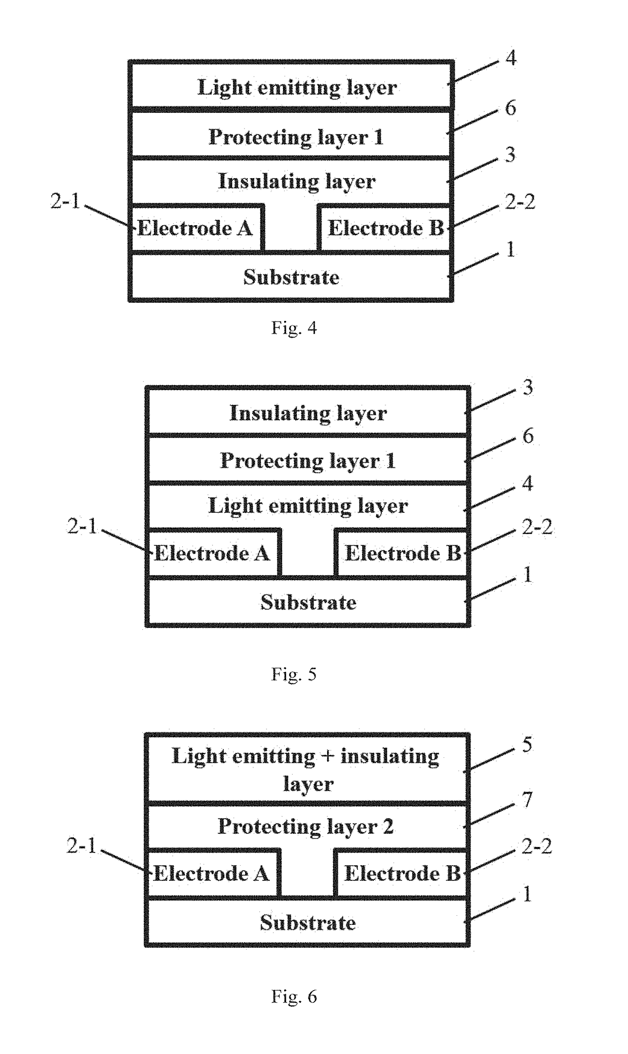 Planar electroluminescent devices and uses thereof