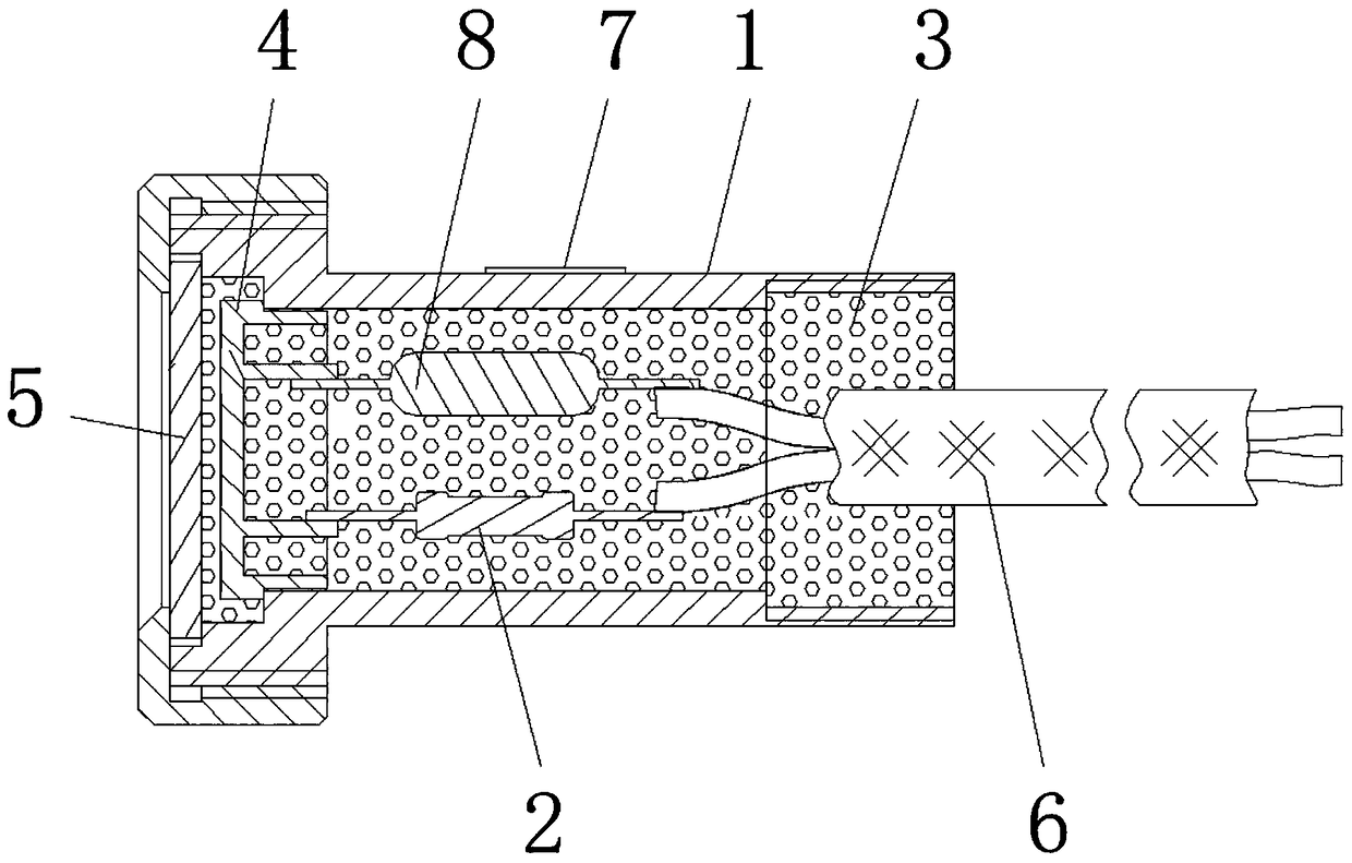 Explosion-proof indicating lamp