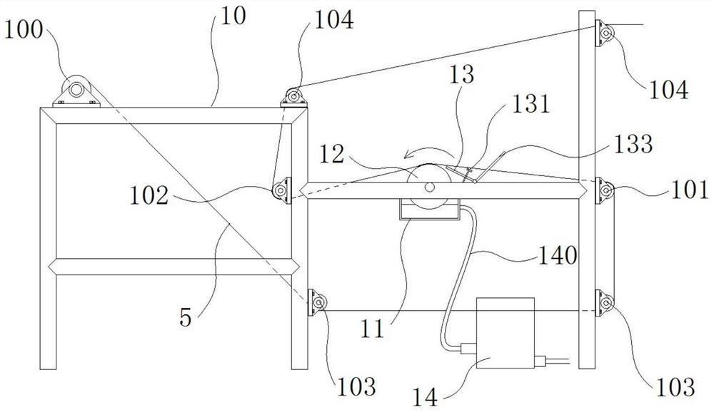 Freeze-drying film cloth production system