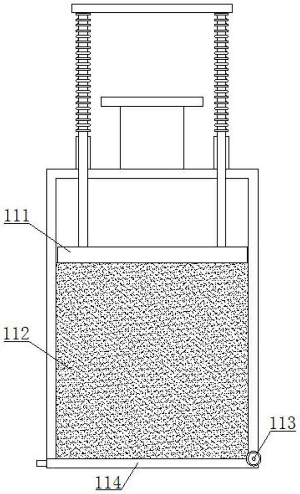 Rotary excavating drilling bucket pushing type deslagging noise reduction construction method