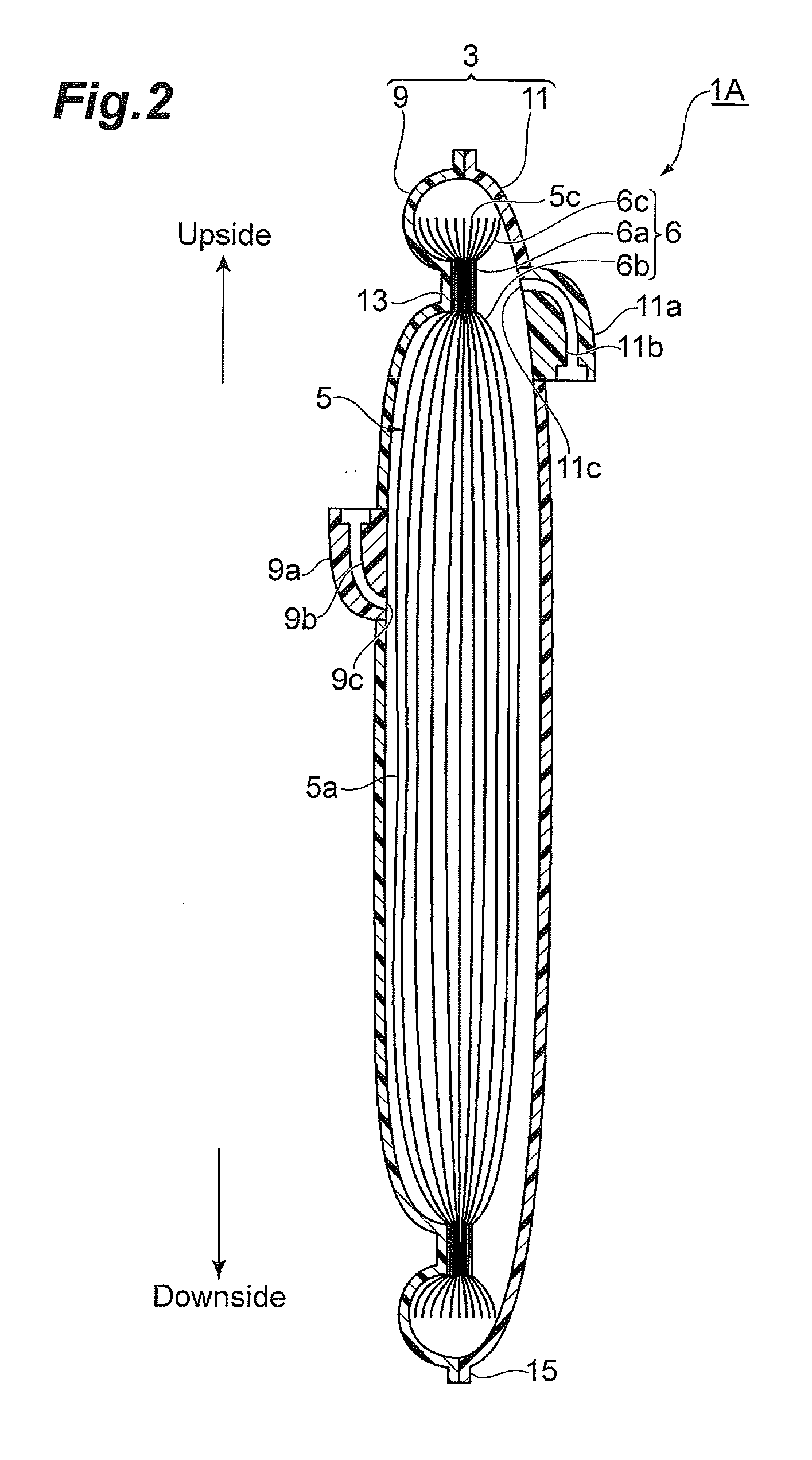 Blood processing filter and the method for manufacturing the same