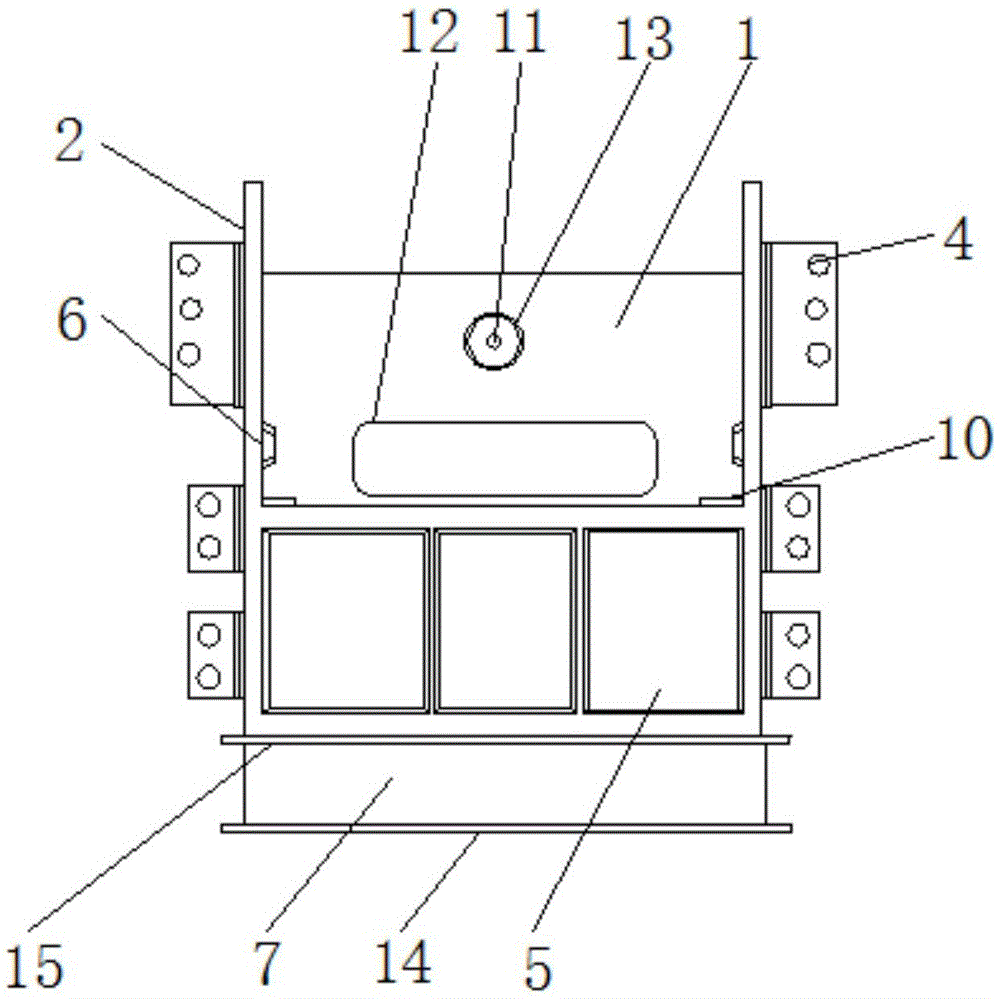 Automobile driving instrument bracket