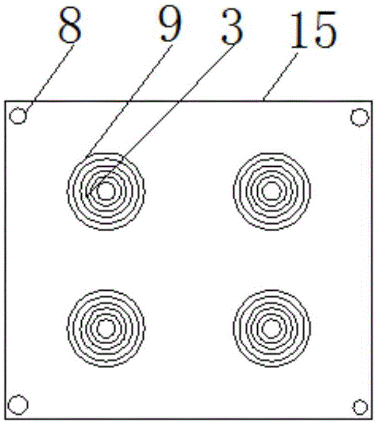 Automobile driving instrument bracket