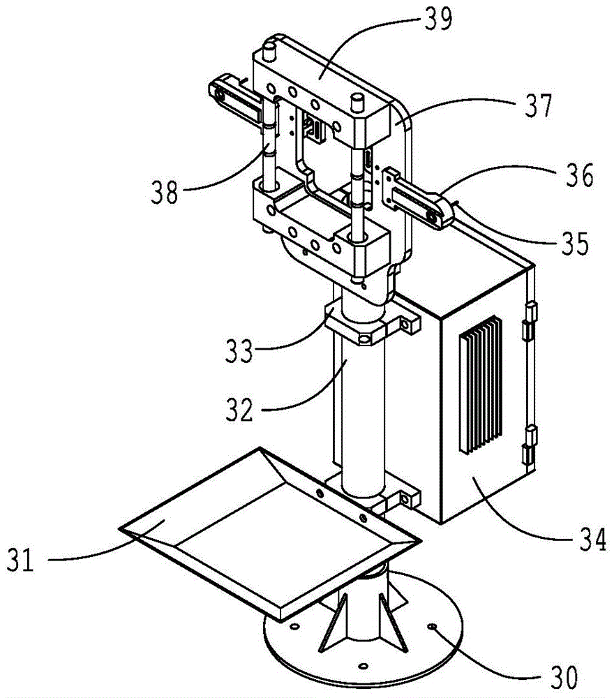 Mould-repair replacing equipment for electrode caps of welding machine