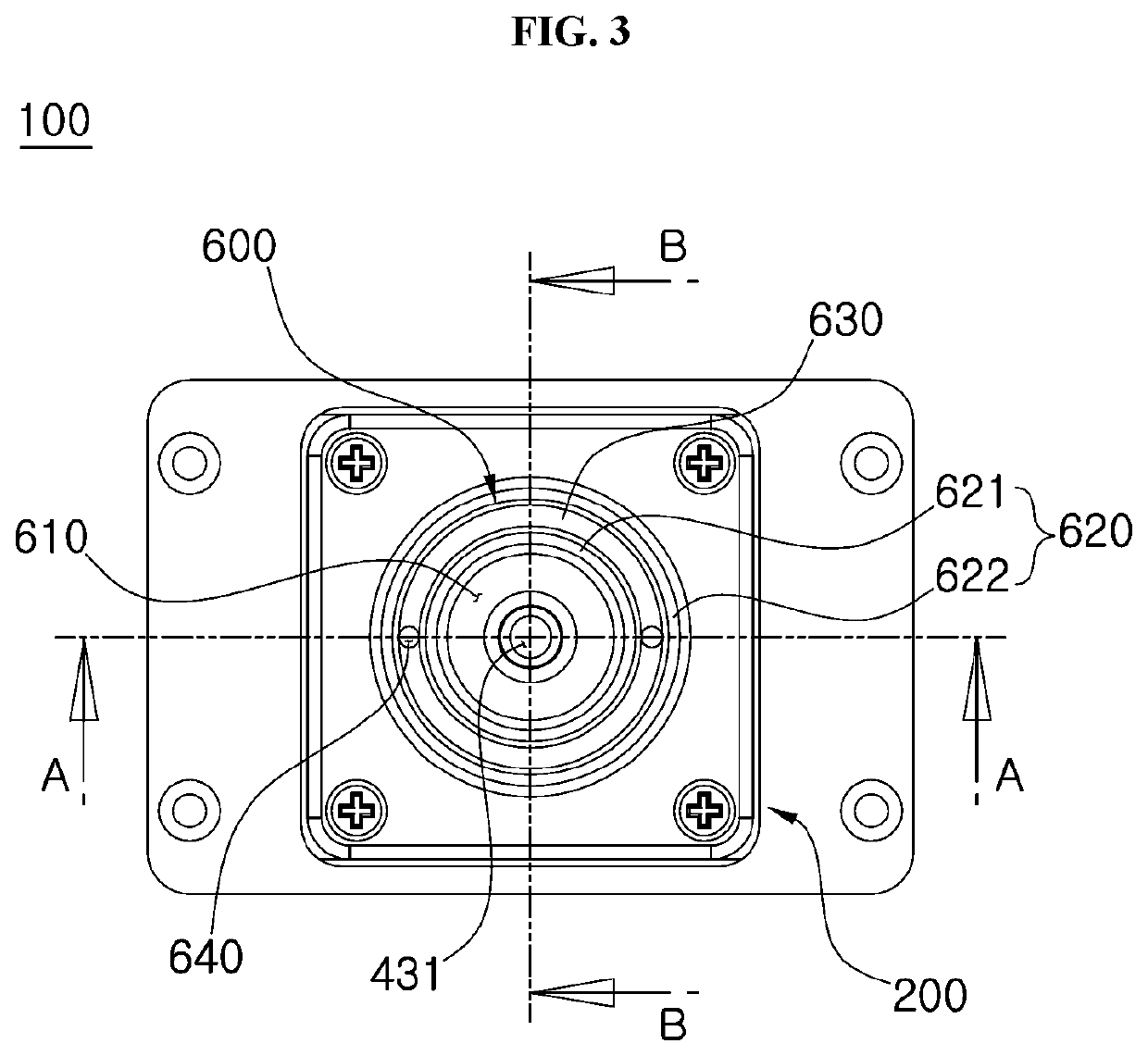 Purge nozzle module for load port