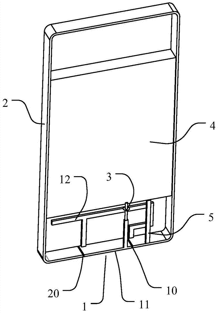 A kind of antenna device and mobile terminal