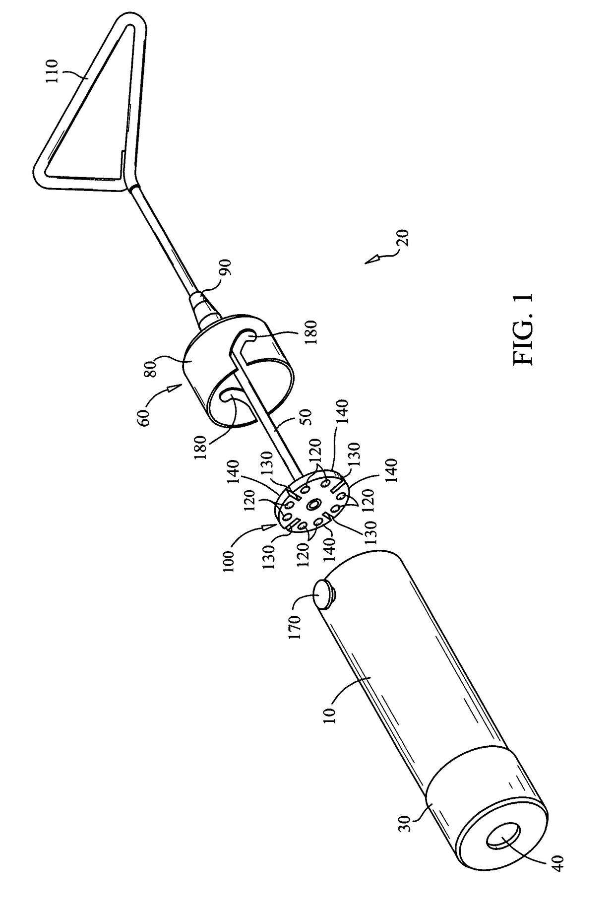 Hand held manually operated mixer