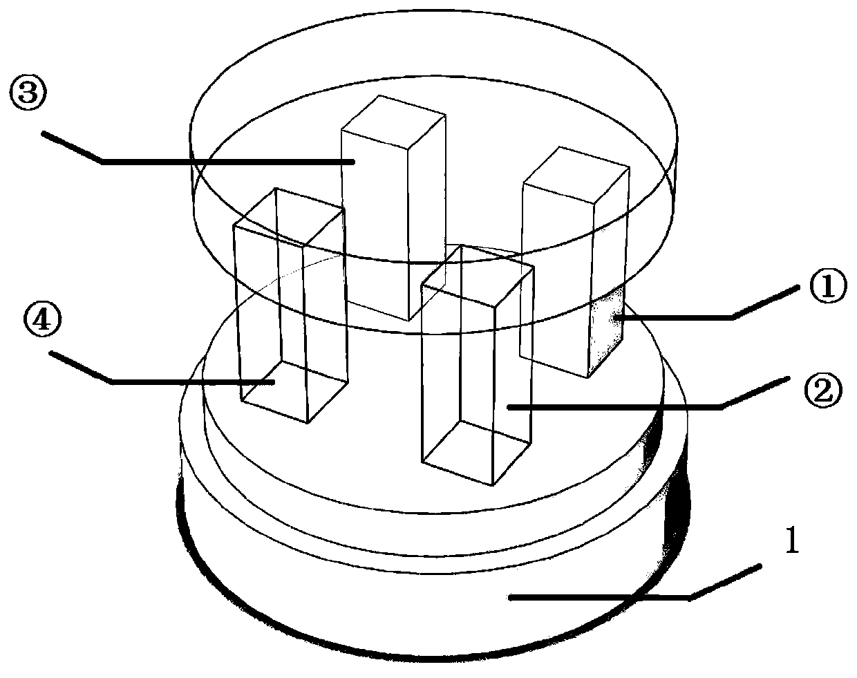 A strain-type multi-dimensional force sensor with self-decoupling function