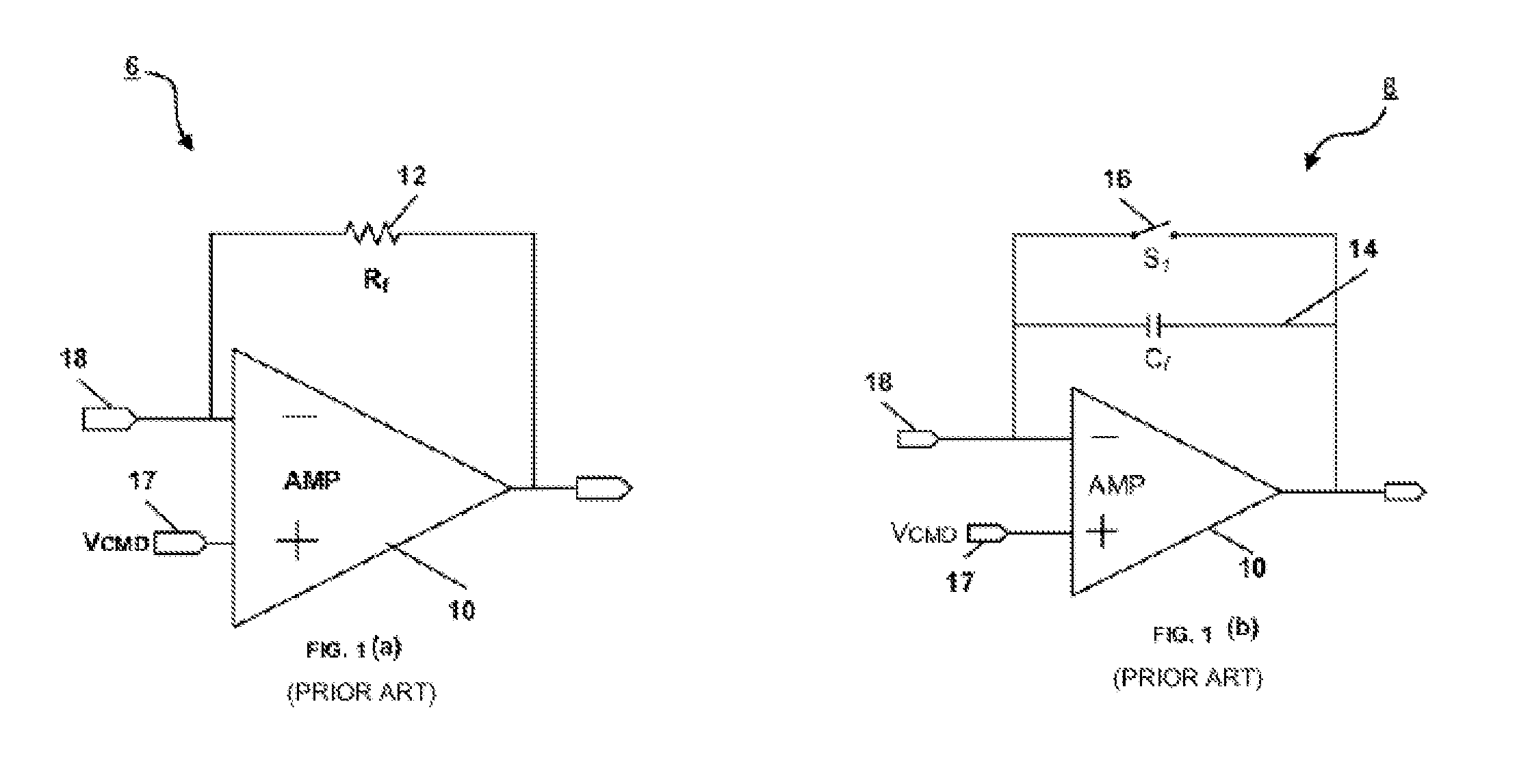 Compensated patch-clamp amplifier for nanopore polynucleotide sequencing and other applications