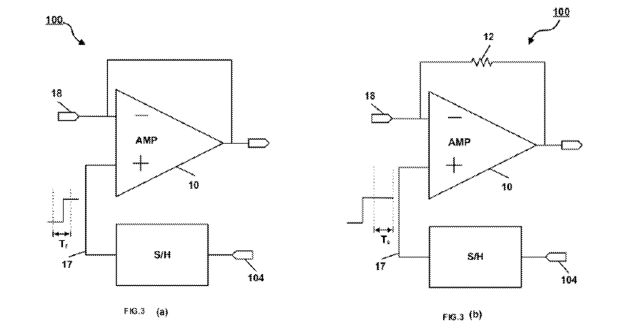 Compensated patch-clamp amplifier for nanopore polynucleotide sequencing and other applications