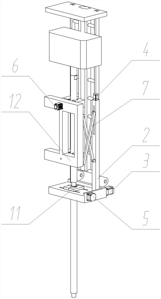 Geological survey device for underground adverse engineering