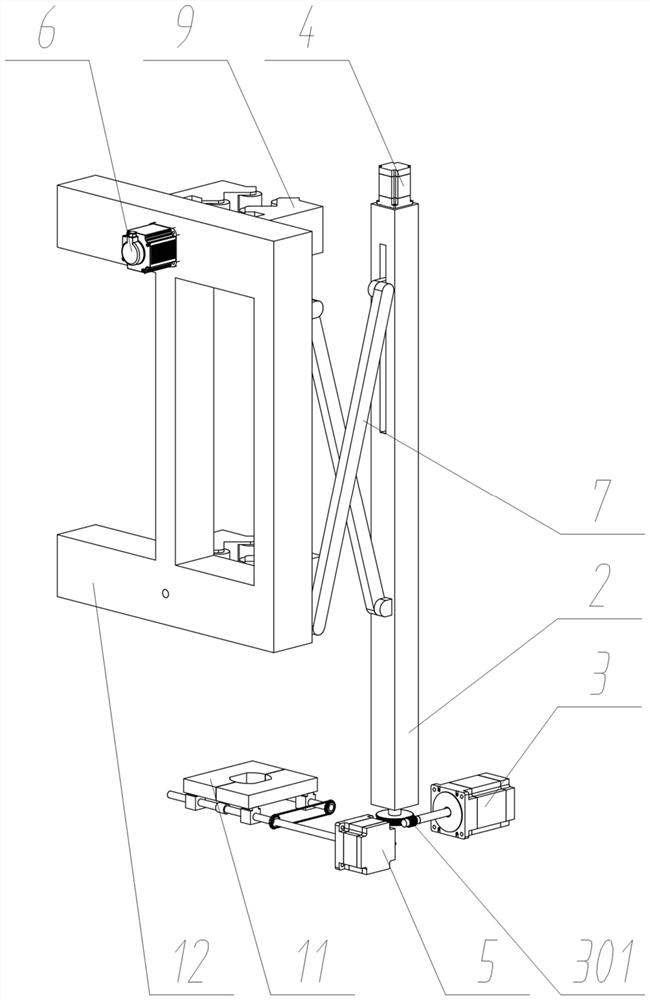 Geological survey device for underground adverse engineering