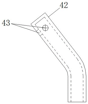 Air outlet pipe of biomass burning furnace and burning furnace