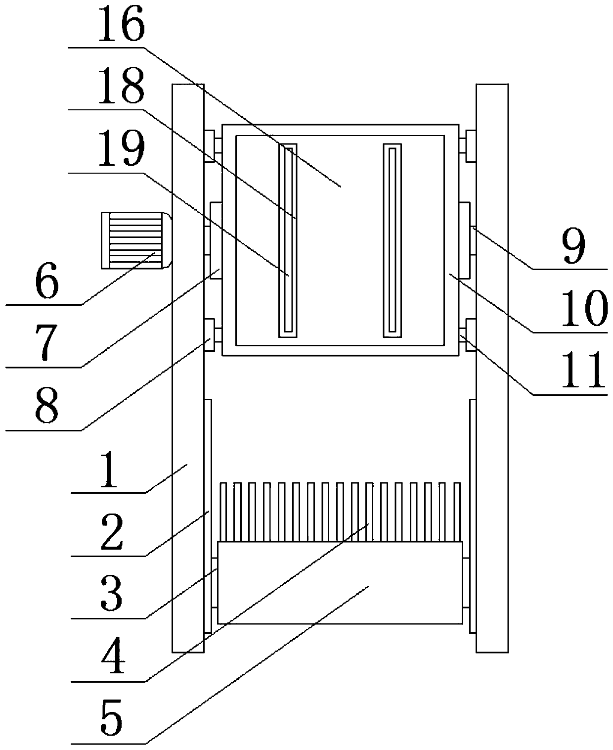 Paper collection unit device for digital ink jet printer