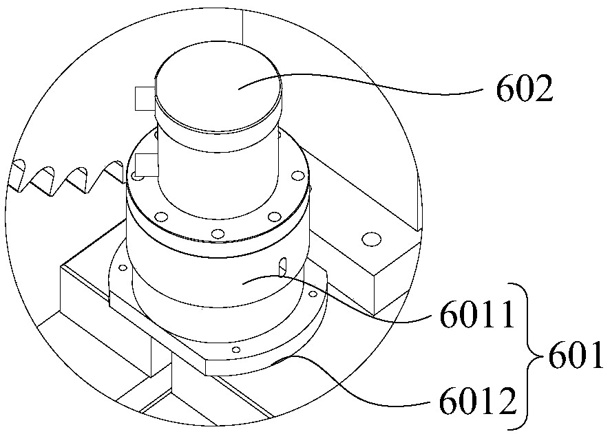 Chain wear test device and chain wear test method