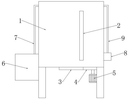 Cleaning and drying device for production of electronic mainboard