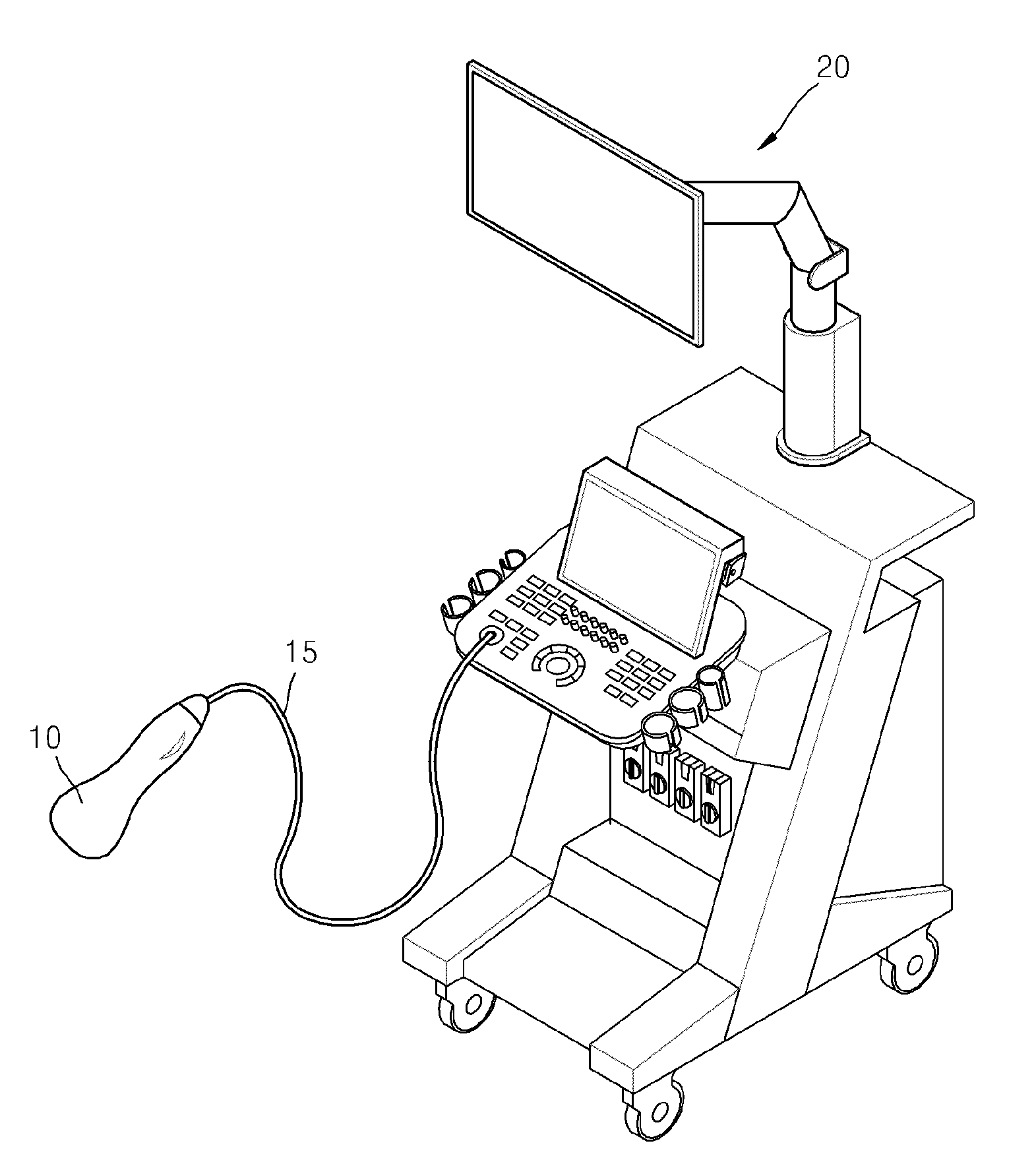 Ultrasound probe and method of operating the same