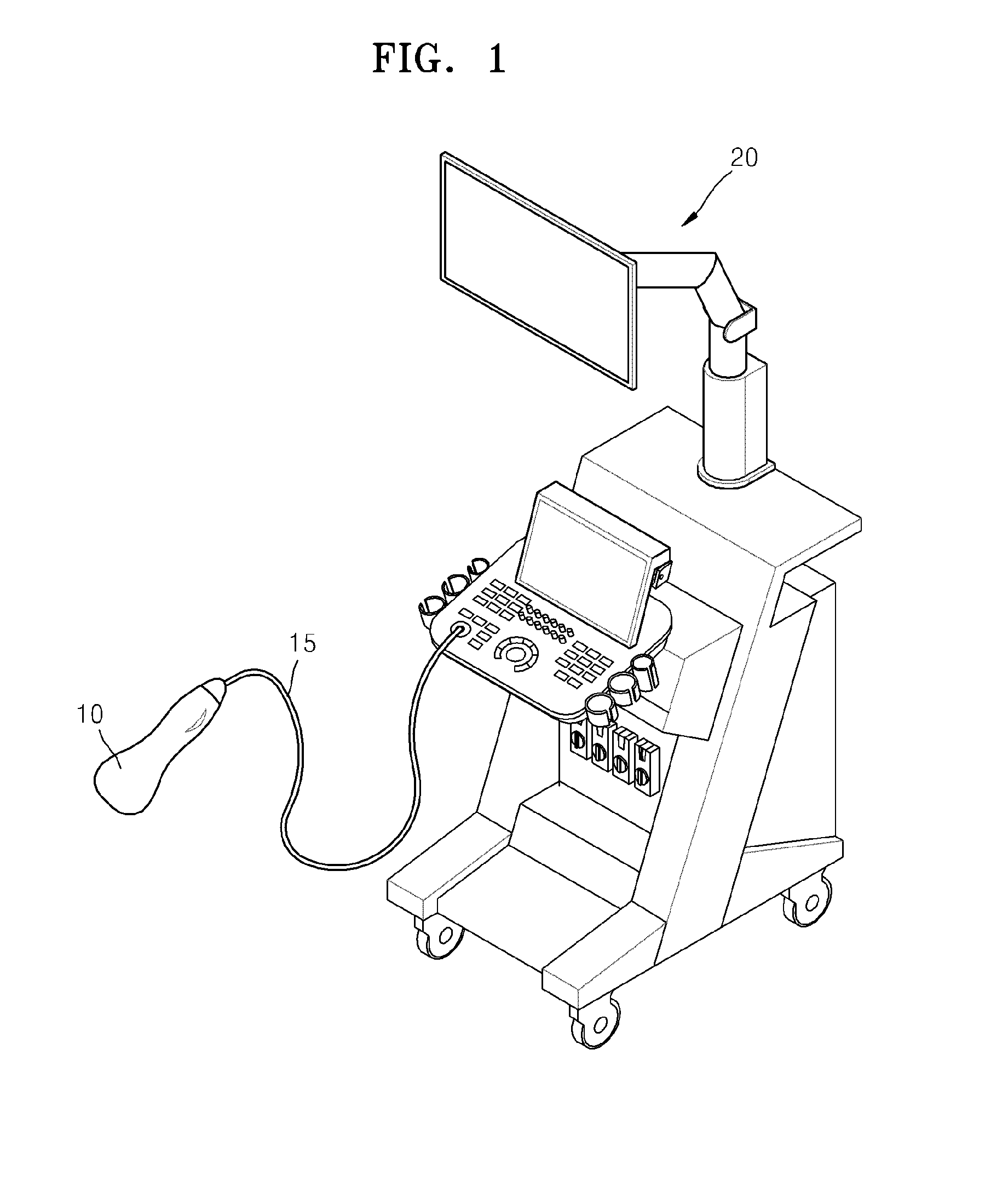 Ultrasound probe and method of operating the same