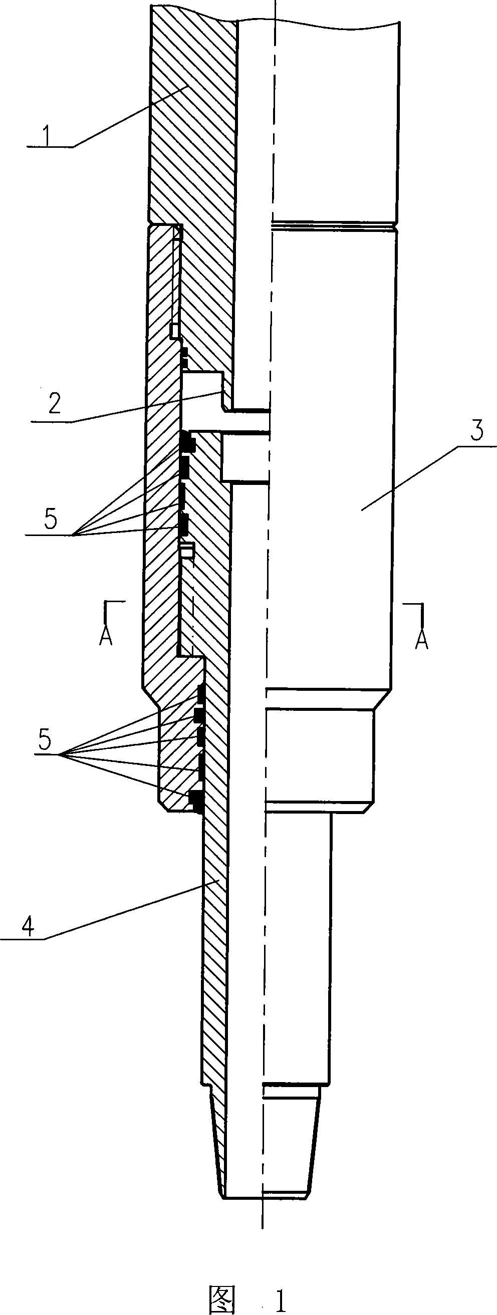 Well drilling top drive sliding fastening-change head