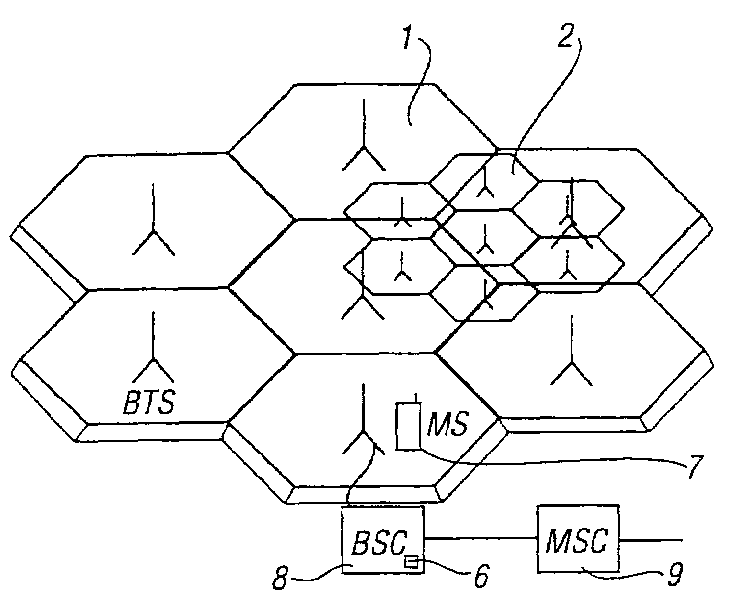 Reporting cell measurement results in a cellular communication system