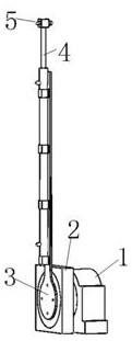 Automatic oil coating device for large flange