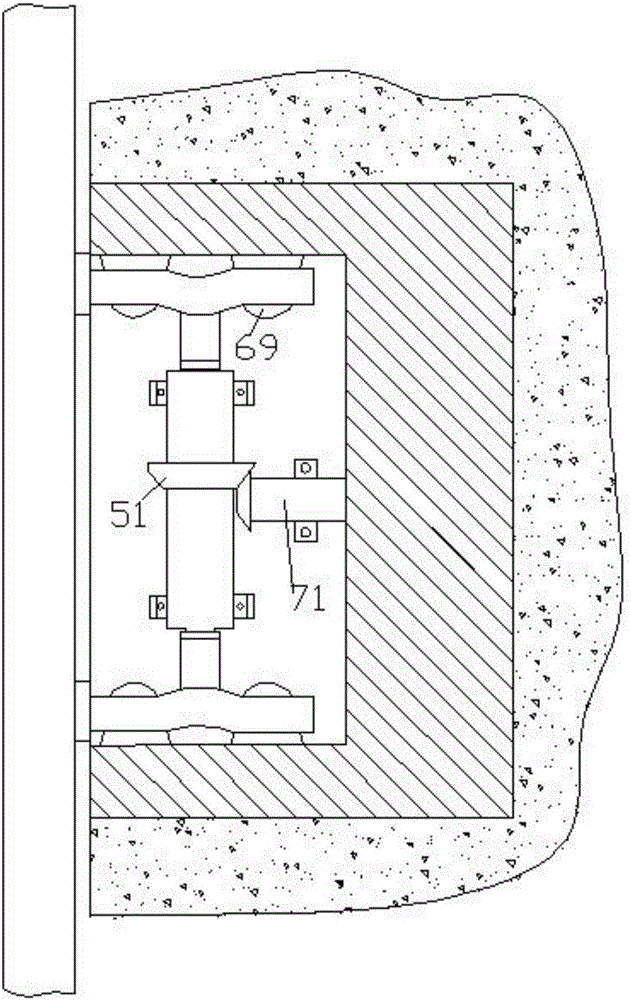 Novel installation assembly of wall-hung liquid crystal display television