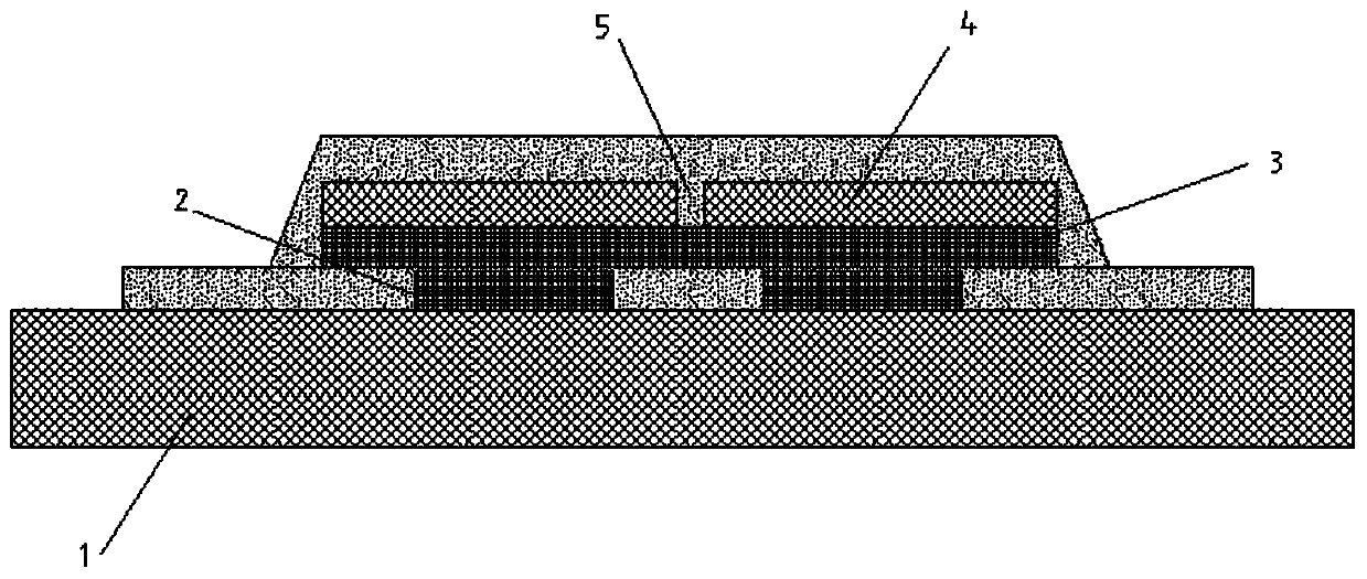 Preparation method of RF-MEMS switch composite sacrificial layer