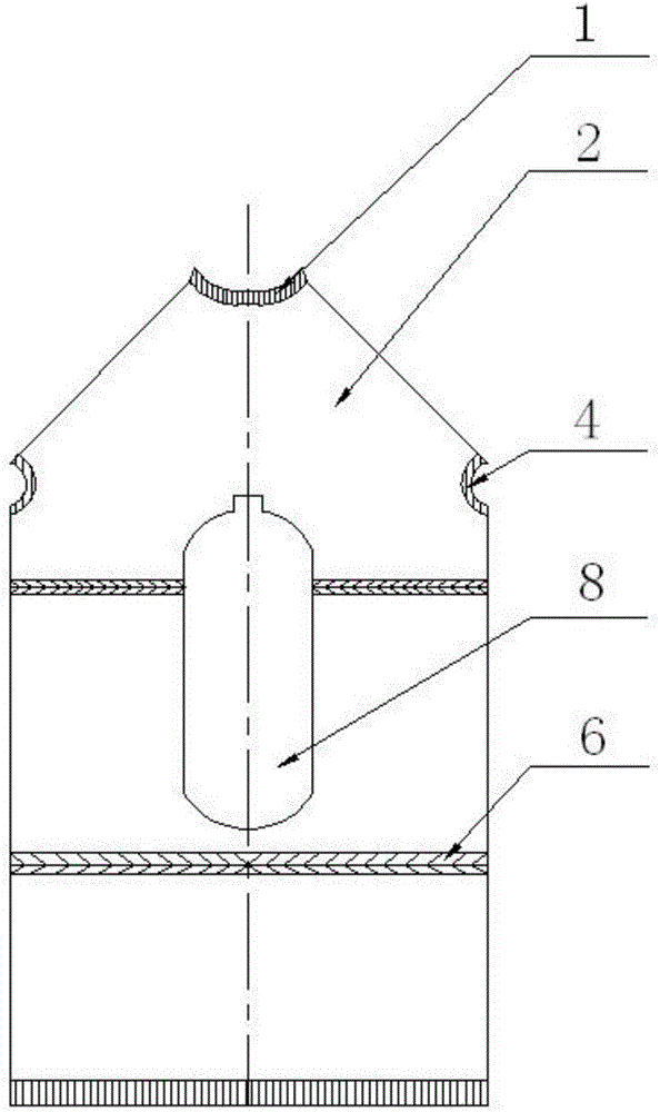 Inflatable type marine operation safety guarantee clothing