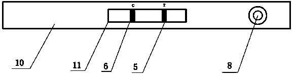 Immunochromatographic test paper quickly detecting fleroxacin and preparation method of immunochromatographic test paper