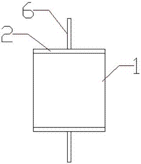 A gas discharge tube for coaxial cables