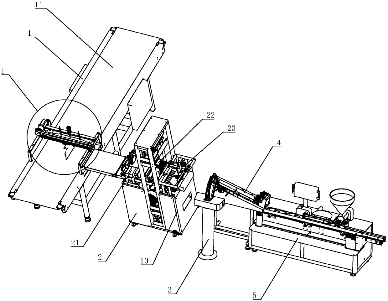 Processing system for sandwich bread