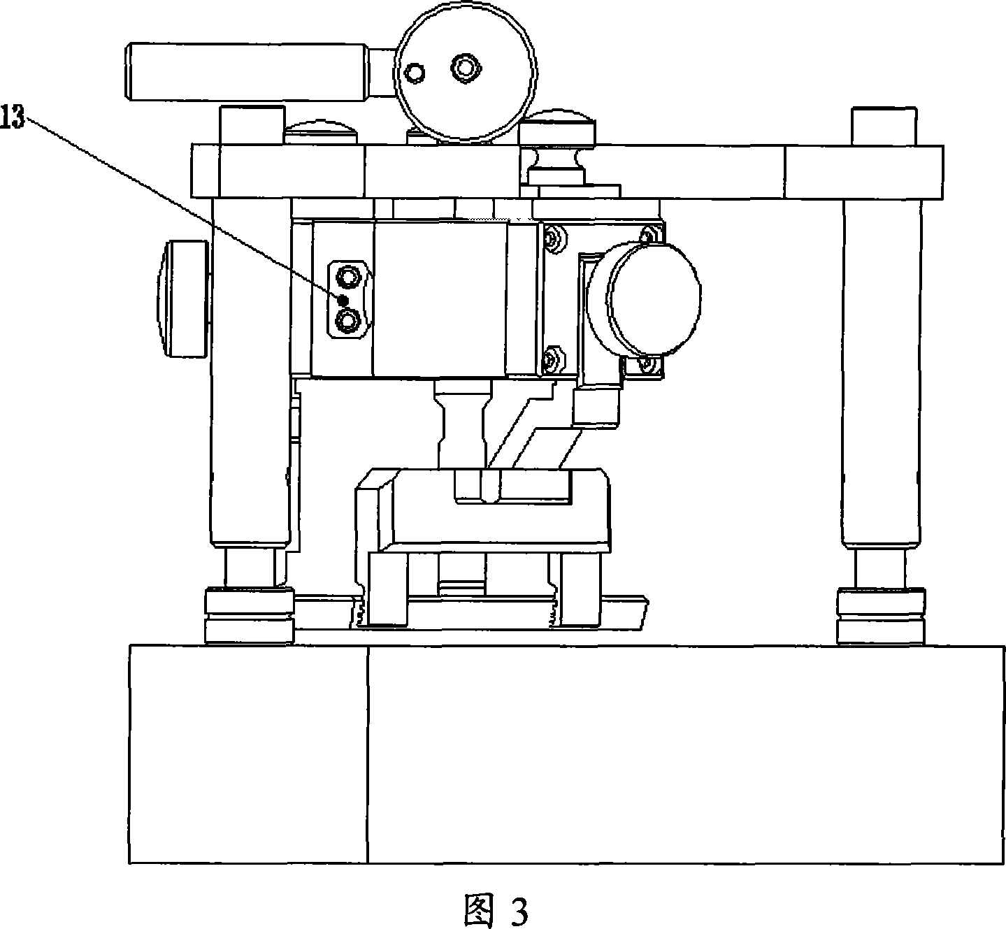 Clamp device with adjustable manipulator angle