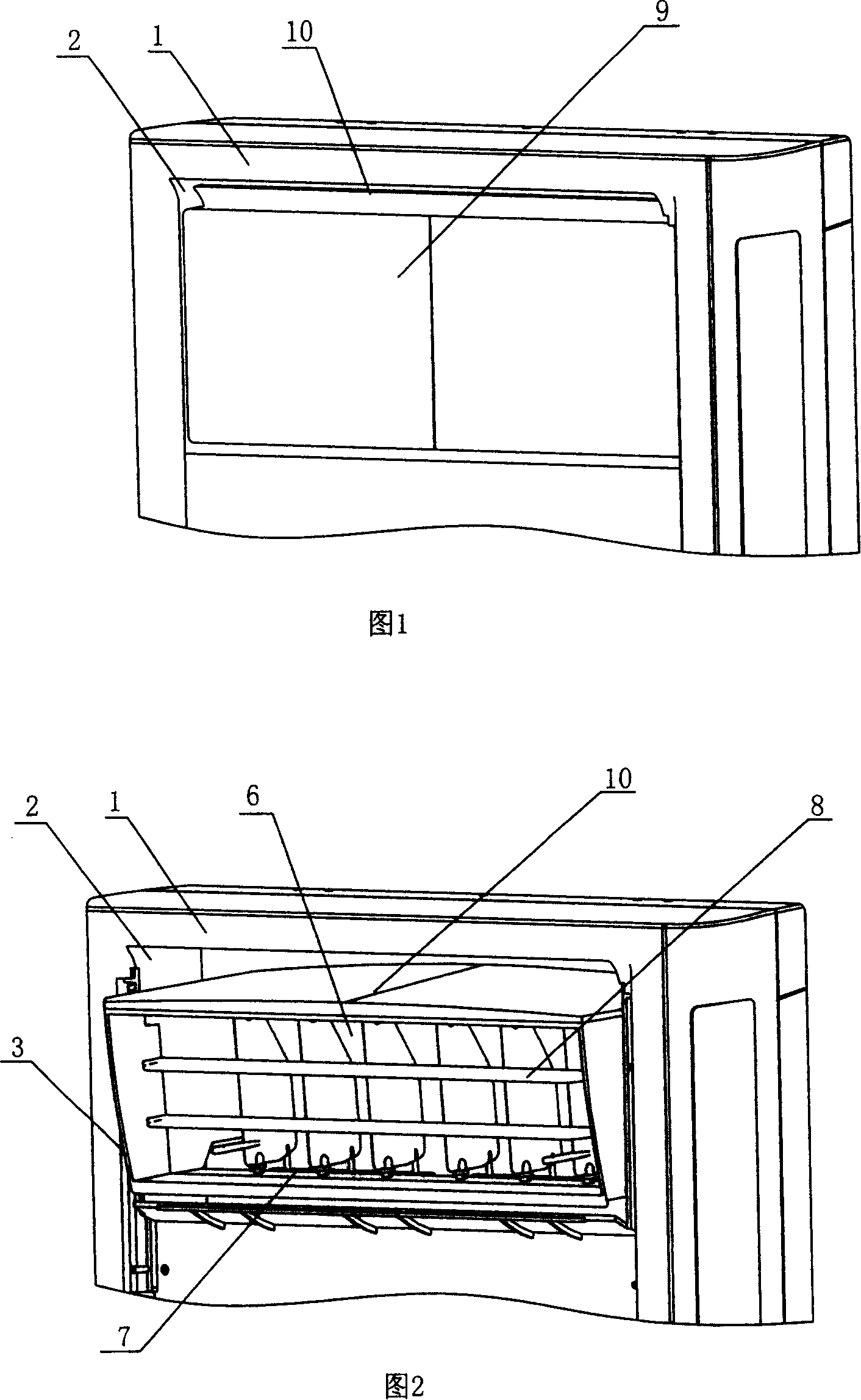 Air conditioner decorative sheet adopting novel technique of transcribing in model and its technique